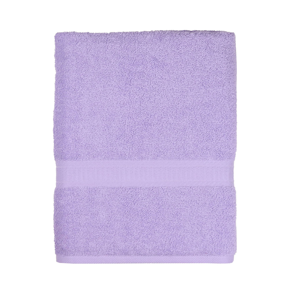 Mainstays Solid Bath Sheet, Lavender, Purple